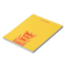 Notepad Motivacional Amarelo Personalizado