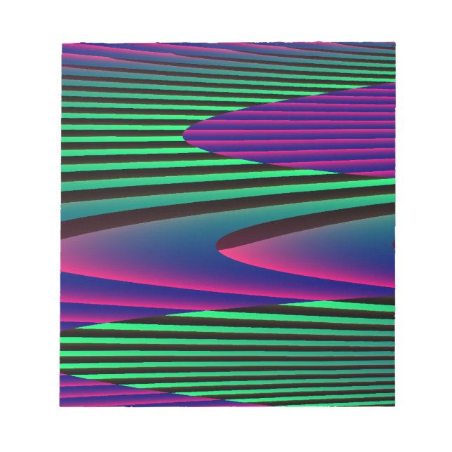 Bloco De Notas Notepad Neon Seas (Frente)