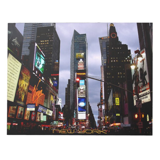 Bloco De Notas Notepad NY Time Square de Nova York (Frente)