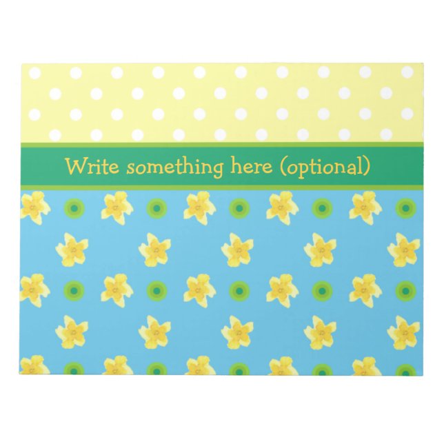 Bloco De Notas Notepad ou Jotter para Personalizar Primroses, Pol (Frente)