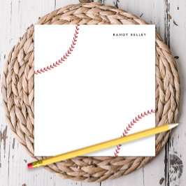 Bloco De Notas Notepad Personalizado Baseball