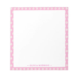 Bloco De Notas Notepad Personalizado com Design de Quadro Floral
