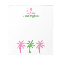 Notepad Personalizado de Árvores de Palma de Pré-D