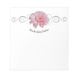 Bloco De Notas Notepad Personalizado de Daisy Gerber Rosa