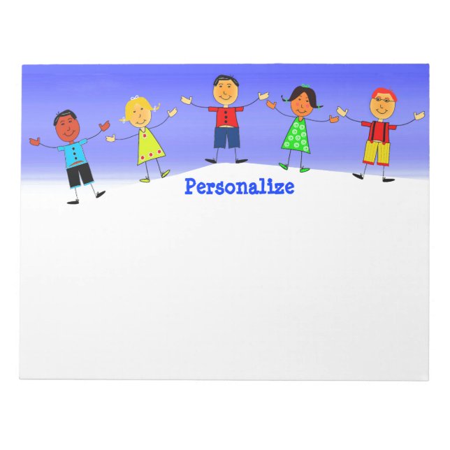 Bloco De Notas Notepad Personalizado De Professores De Escola Bel (Frente)