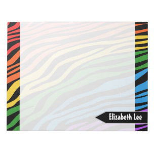Bloco De Notas Notepad Personalizado do Rainbow Mix