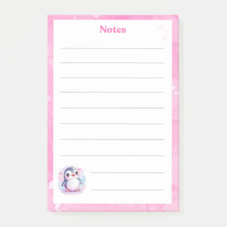 Bloco De Notas Notepad Pinguim Bonito