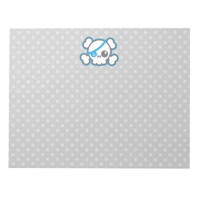Bloco De Notas Notepad Pirata de Kawaii (Frente)