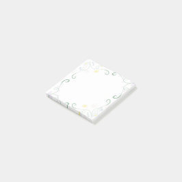Bloco De Notas Notepad Poste-Ti Da Placa De Aquarela Floral