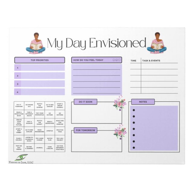 Bloco De Notas Notepad previsto: Design 1 (Frente)