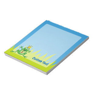 Bloco De Notas Notepad Príncipe Sapo