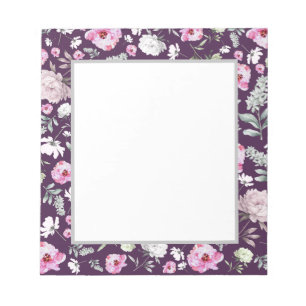 Bloco De Notas Notepad Puro Floral