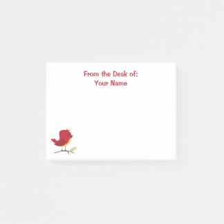 Bloco De Notas Notepad Red Bird