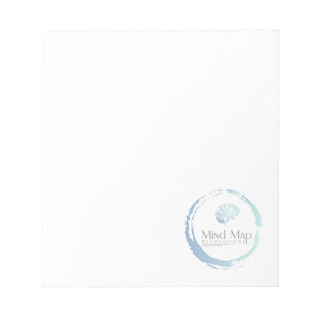Bloco De Notas Notepad - Renovações de Mapa de Mente (Frente)