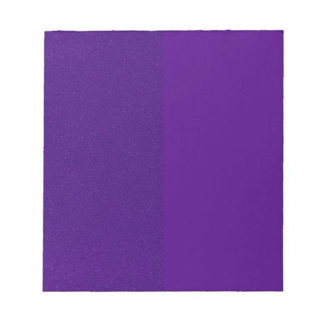 Bloco De Notas Notepad Roxo Glitter & Matte Dual-Tone (Personaliz (Frente)