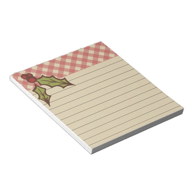 Bloco De Notas Notepad Rustic Holiday (Inclinado)