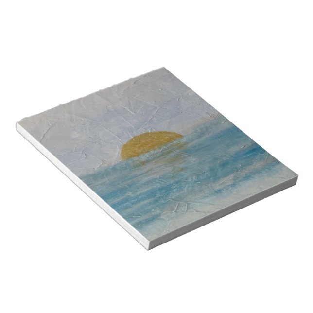Bloco De Notas Notepad Solarny Ocean Watercolor (Inclinado)