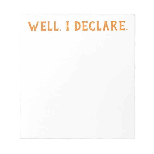 Bloco De Notas Notepad - Southern Sayings (WID) (Frente)