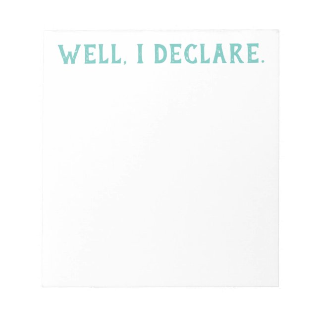 Bloco De Notas Notepad - Southern Sayings (WID) (Frente)