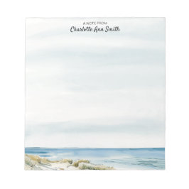 Bloco De Notas Notepad Square de Summer Ocean Beach Gift
