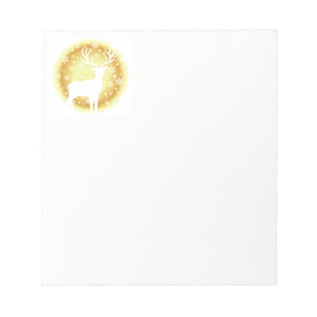 Bloco De Notas Notepad-Stag Natal (Frente)