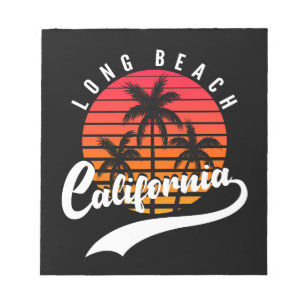 Bloco De Notas Notepad Sunset Retro de Long Beach