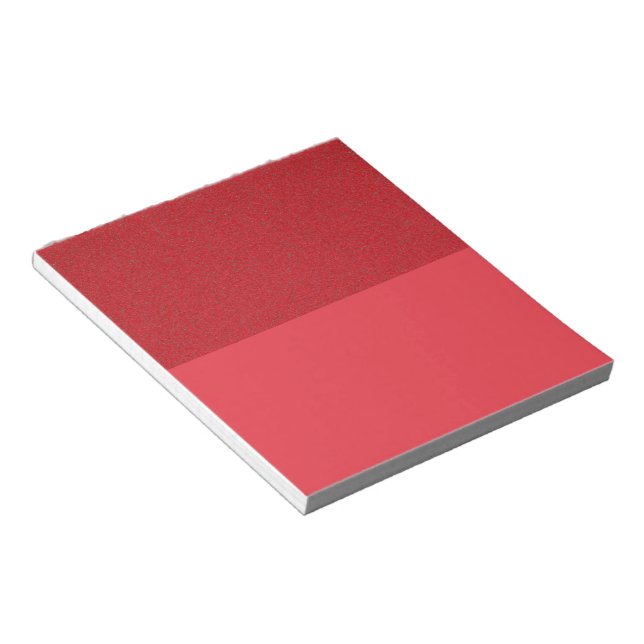 Bloco De Notas Notepad Superior Texturizado de Tomato Vermelho -  (Inclinado)