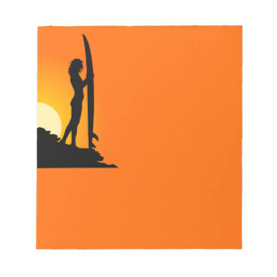 Bloco De Notas Notepad Surfer Girl