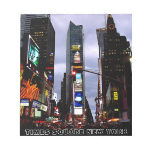 Bloco De Notas Notepad Time Square de Nova York