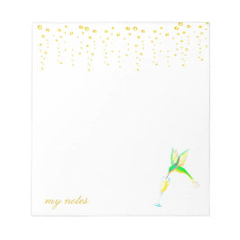 Bloco De Notas Notepad Tipsy Hummingbird