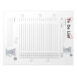 Bloco De Notas Notepad Vinculado De Gatinho Gato Gato Para Fazer 