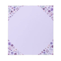 Notepad Whisper Floral - Serenidade de Lavanda mol