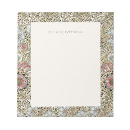 BLOCO DE NOTAS NOTEPAD : WILLIAM MORRIS : CORNCOCKLE