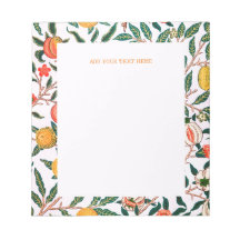 NOTEPAD : WILLIAM MORRIS : POMEGRANATOS