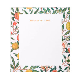 BLOCO DE NOTAS NOTEPAD : WILLIAM MORRIS : POMEGRANATOS