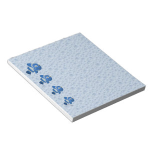 Bloco De Notas Notepads azuis