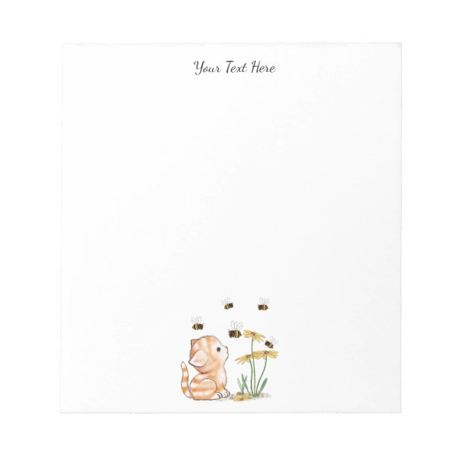 Bloco De Notas Notepads de Kitten (Frente)