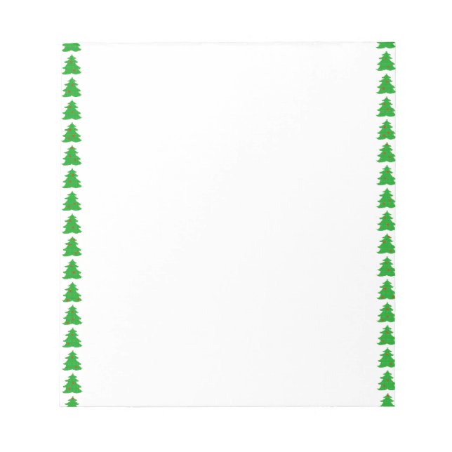 Bloco De Notas Notepads de Natal (Frente)