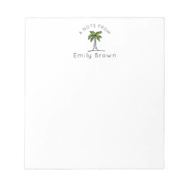 Bloco De Notas Notepads de palmeira personalizados