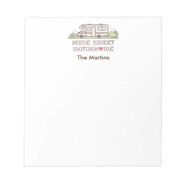Bloco De Notas Notepads Home Sweet Motor