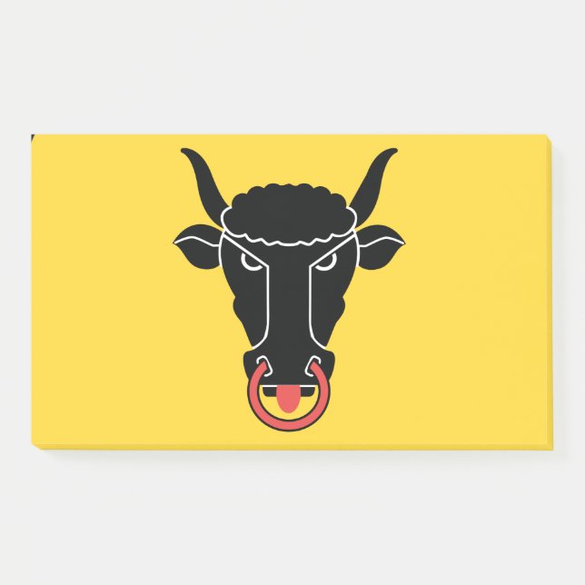 Bloco De Notas Notes with flag of Uri, Switzerland (Frente)