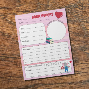Bloco De Notas Notícias do Livro de fevereiro para a escola primá