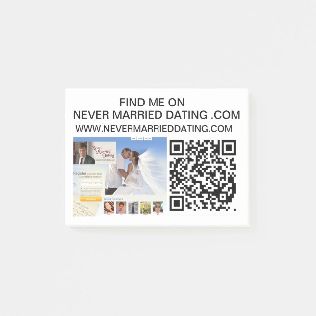 Bloco De Notas Nunca se casou com Namorando. Com Postar Nota (Frente)