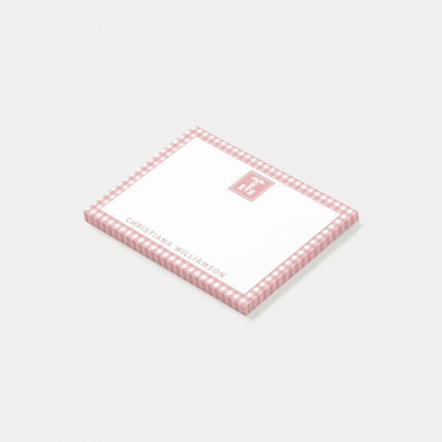 Bloco De Notas Nurse Registrada de Padrão de Xadrez Personalizado (Inclinado)