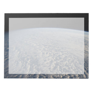 Bloco De Notas Nuvens De Stratocumulus Acima Do Oceano Pacífico.