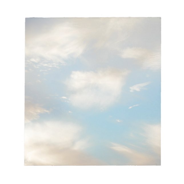 Bloco De Notas Nuvens e céu azul (Frente)