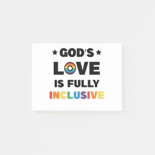 Bloco De Notas O Amor de Deus é Totalmente Inclusivo Mês do Orgul