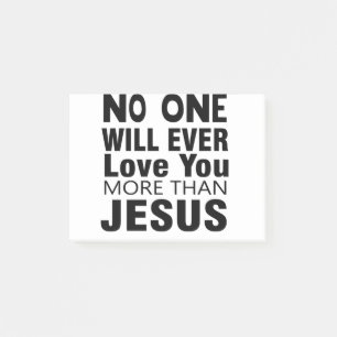 Bloco De Notas O Amor de Jesus