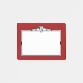 Bloco De Notas O art deco enegrece, branco & obscuridade -