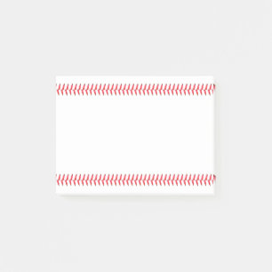 Bloco De Notas O basebol costura o esporte temático